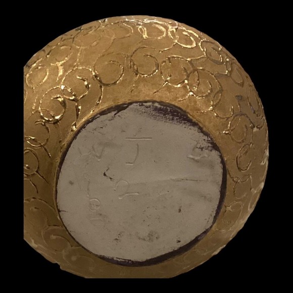 Weeping Gold Ewer 24 Karat Gold Savoy China 7 inches x 2 3/4  1950’s 60’s Era - Picture 4 of 5